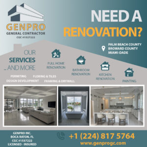 NEED RENOVATION?